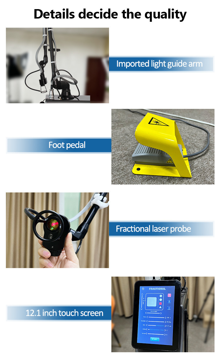 Stretch Removal Functions Co2 Fractional Laser With 10600nm Laser Wavelength