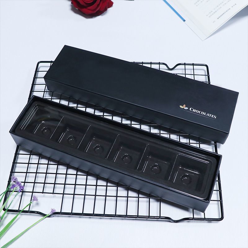 Eco Friendly Pink Party Chocolate Cookie Kraft Paper Boxes Dessert Box Chocolate Packaging Gift Magnetic Box with Dividers