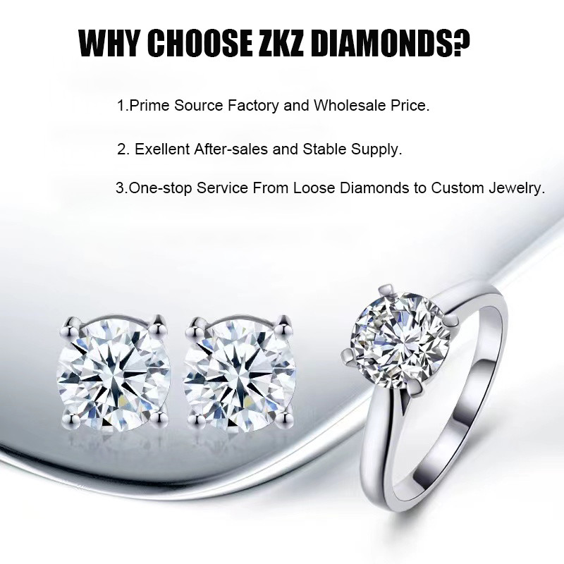 Small Size Lab Grown Diamonds Melee 0.1ct Pointers Round Shape 3mm Size DEF VS-VVS