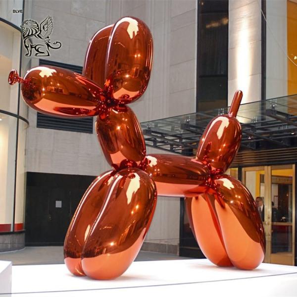 BLVE Stainless Steel Balloon Dog Sculpture Jeff Koons Pop Art Modern Abstract