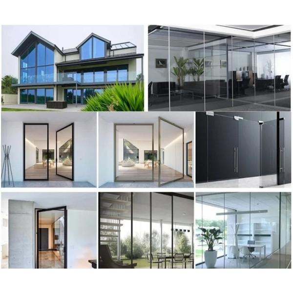 Tempered Structure Solid Light Grey Tinted Float Glass Building Glass for Window Panel