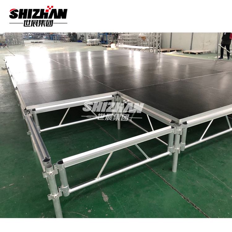 Adjustable Live Concert Glass Stage Aluminium Acrylic Platform Indoor