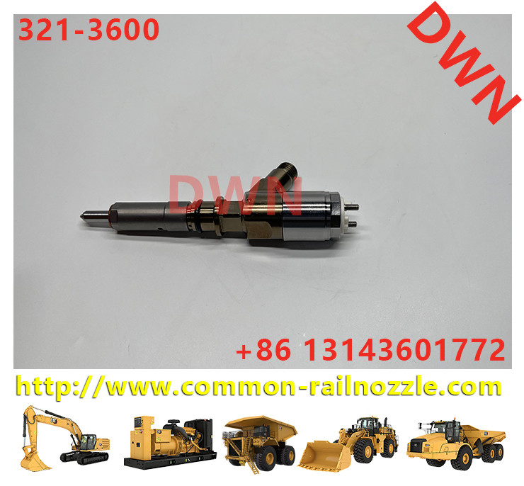 Diesel injector 320-3800 321-3600 for engine C6.6 CA common rail excavator fuel injector for E320D