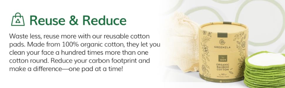 Greenzla Reusable Makeup Remover Pads