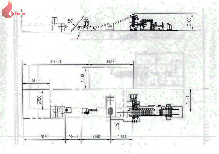 800 - 1000 Kg/H Calender Machine For Pvc Film Manufacturing Process
