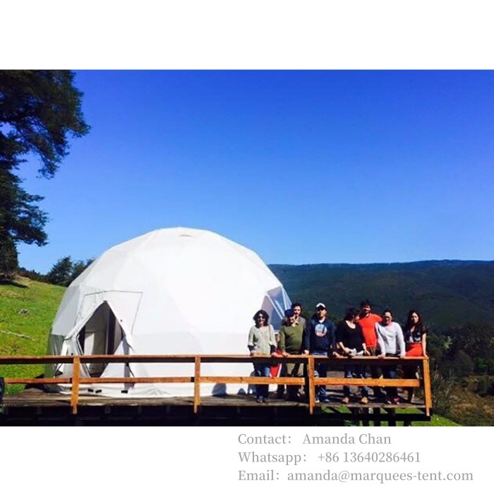 New Design Customized Glamping Dome Tent Dome Tents Outdoor Glass Dome Tend Outdoor Bathroom