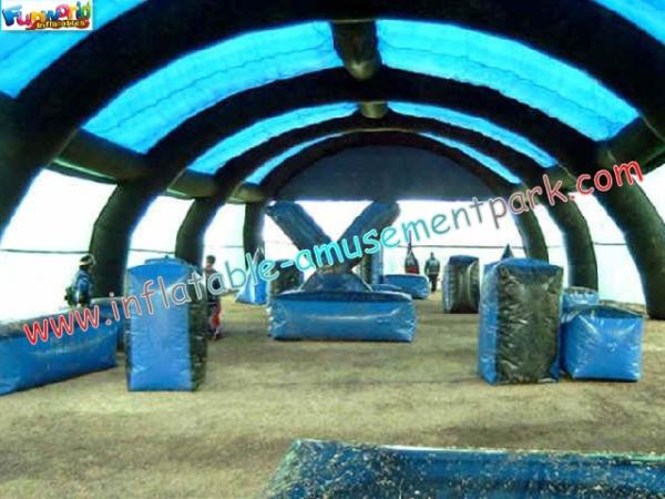 0.55mm PVC tarpaulin inflatable paintball tent, paintball field tent, paintball