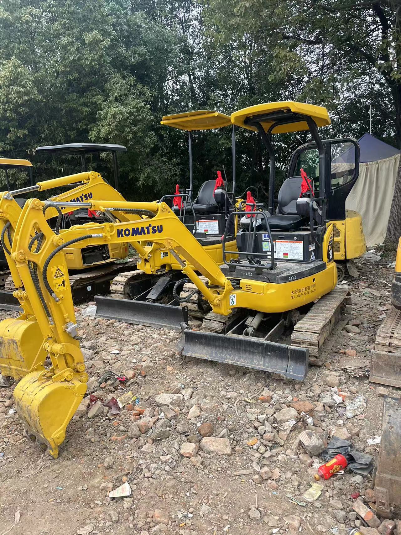 Used mini excavator Komatsu PC18 small digger used machinery mini excavator used second hand digger for sale
