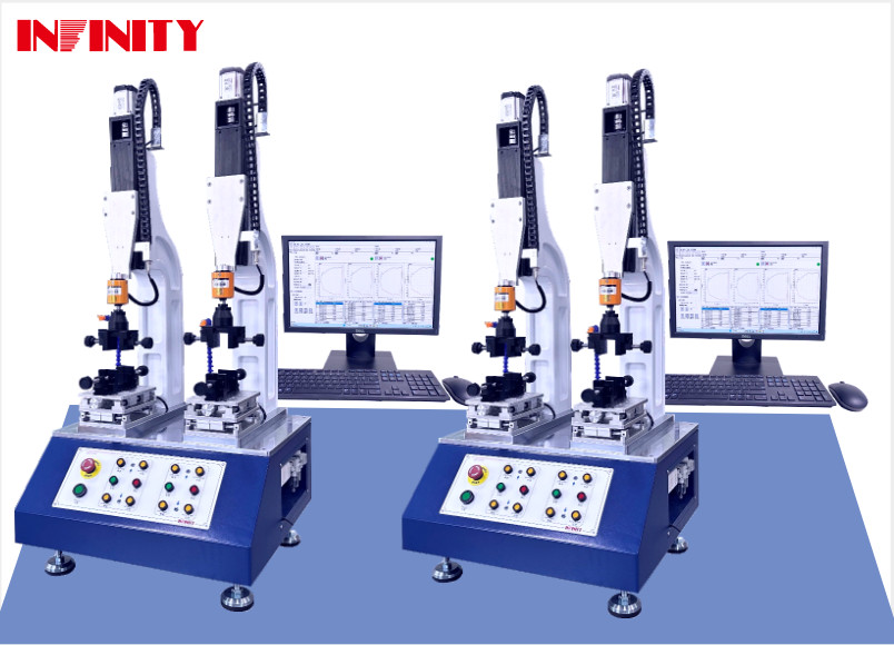 Connector Insertion And Extraction Force Testing Machine High Precision Two Station Plug And Pull Force Testing
