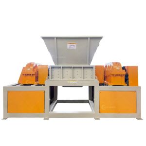 Double Shaft Metal Shredder with Positive Reverse Rotation and Recycling