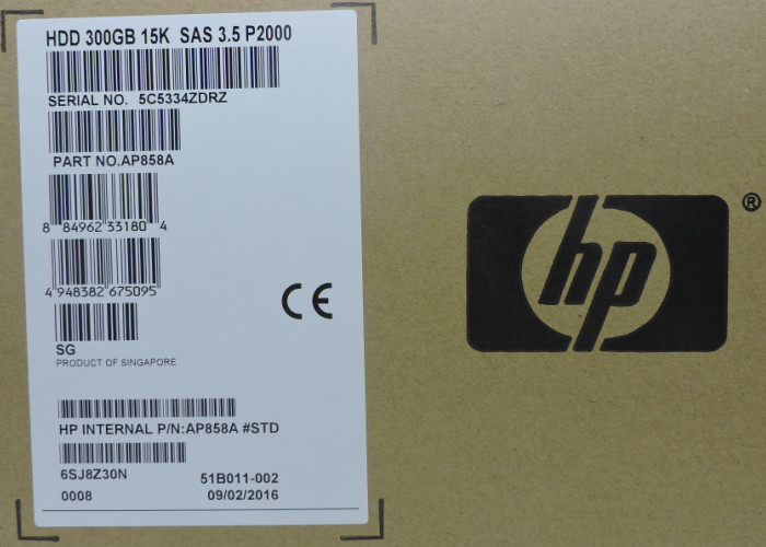P2000 300GB HP Hard Disk 3.5 Inch SAS AP858A 601775-001 1 Year Warranty
