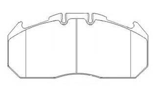 WVA 29131/29156 Disc Brake Pads for Erf,Lucas(meritor),Man,NeoplanVOLVO B9R