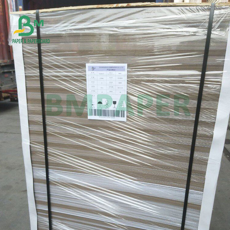 900g 1200g Coated Duplex Board White and Grey 31.5''  x 41.5'' Hard Stiffness