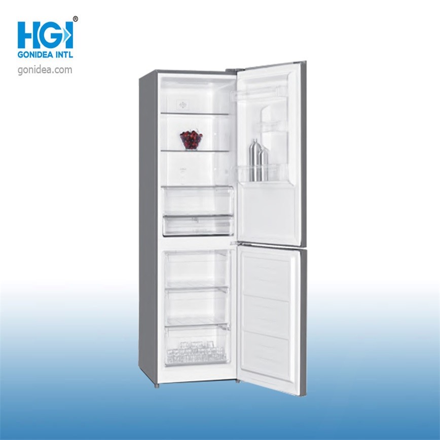 Build In LED Double Door Bottom Freezer With Drawers