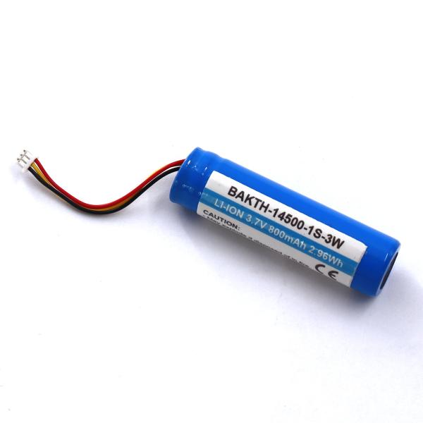 Fishlight Use BAKTH-14500-1S-3W 3.7V 800mAh Rechargeable Lithium Ion Batteries