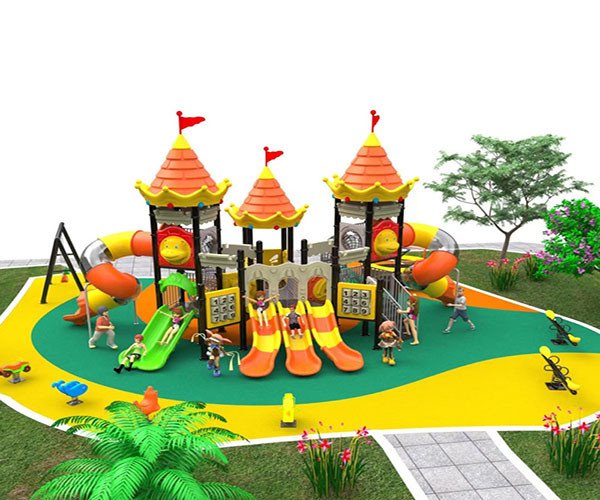 Big Kids Plastic Playground Equipment For Daycare Centers Fadeproof Crackproof