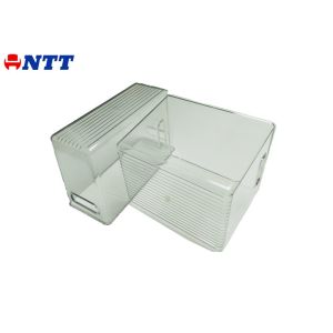  PET Transparent Material Cold Runner Injection Molding High Polish Two Different Size Bins Manufactures