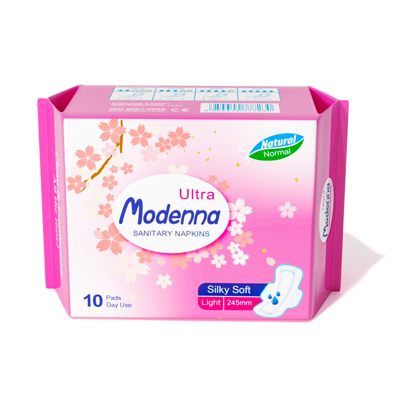 Hot Sale Women Cotton Sanitary Napkins Pad Wholesa Super Absorbent Breathable Sanitary Napkins