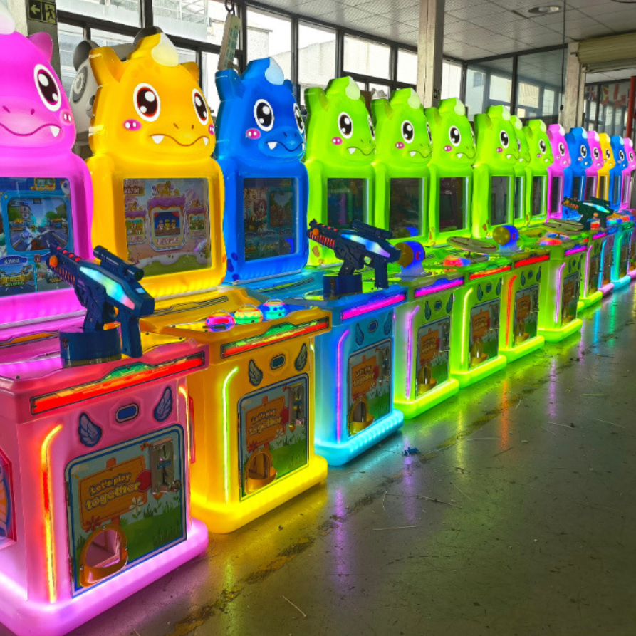 Amusement Machine Entertainment Equipment Baby Dragon Children Coin Operated Game Machine For Game City