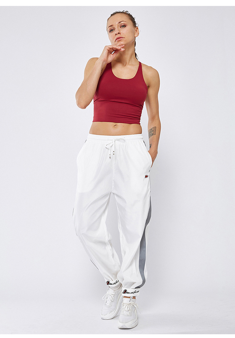 Woman Cropped Pants Quick Dry With Pocket Running Workout Leggings