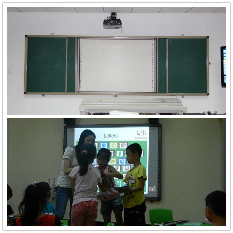 All-in-One Interactive Whiteboard with visual presenter and Projector Smart