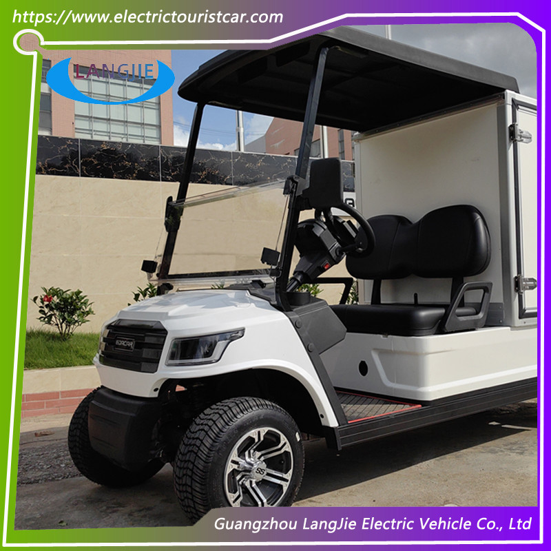 2 Seats Electric Delivery Vehicle AC Motor 48V Airport Electric Cart For Park