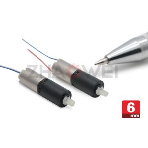  Small Coreless Robot Gear Motor 3V 6mm For Car Jacking System , ROHS ISO Lised Manufactures