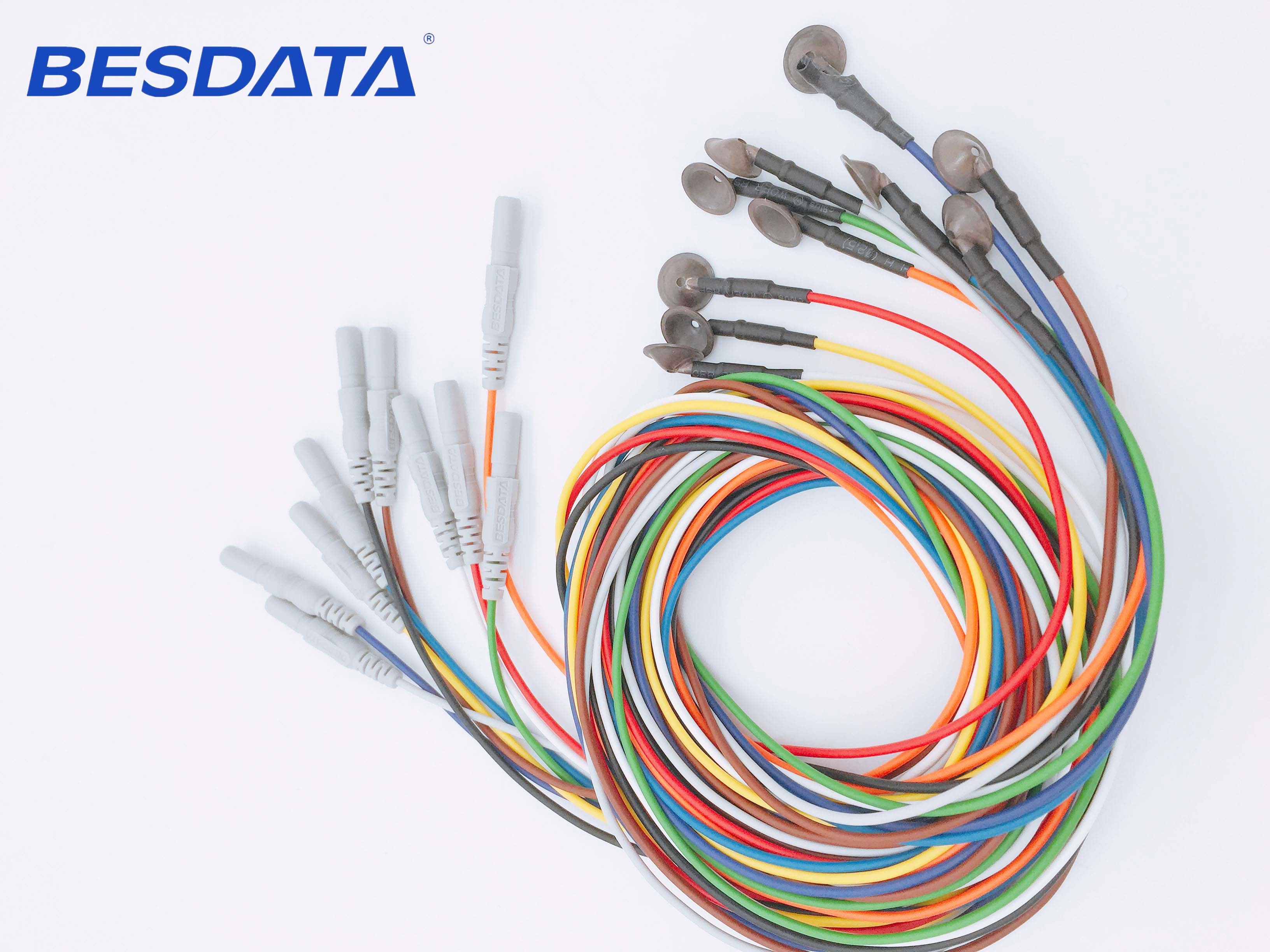 Portable Sintered Silver Silver Chloride Electrodes And Cables , Orange Green