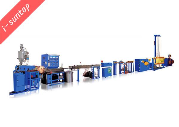 Automatic UL2488 Computer Flat Cable Extrusion Line Cable Manufacturing