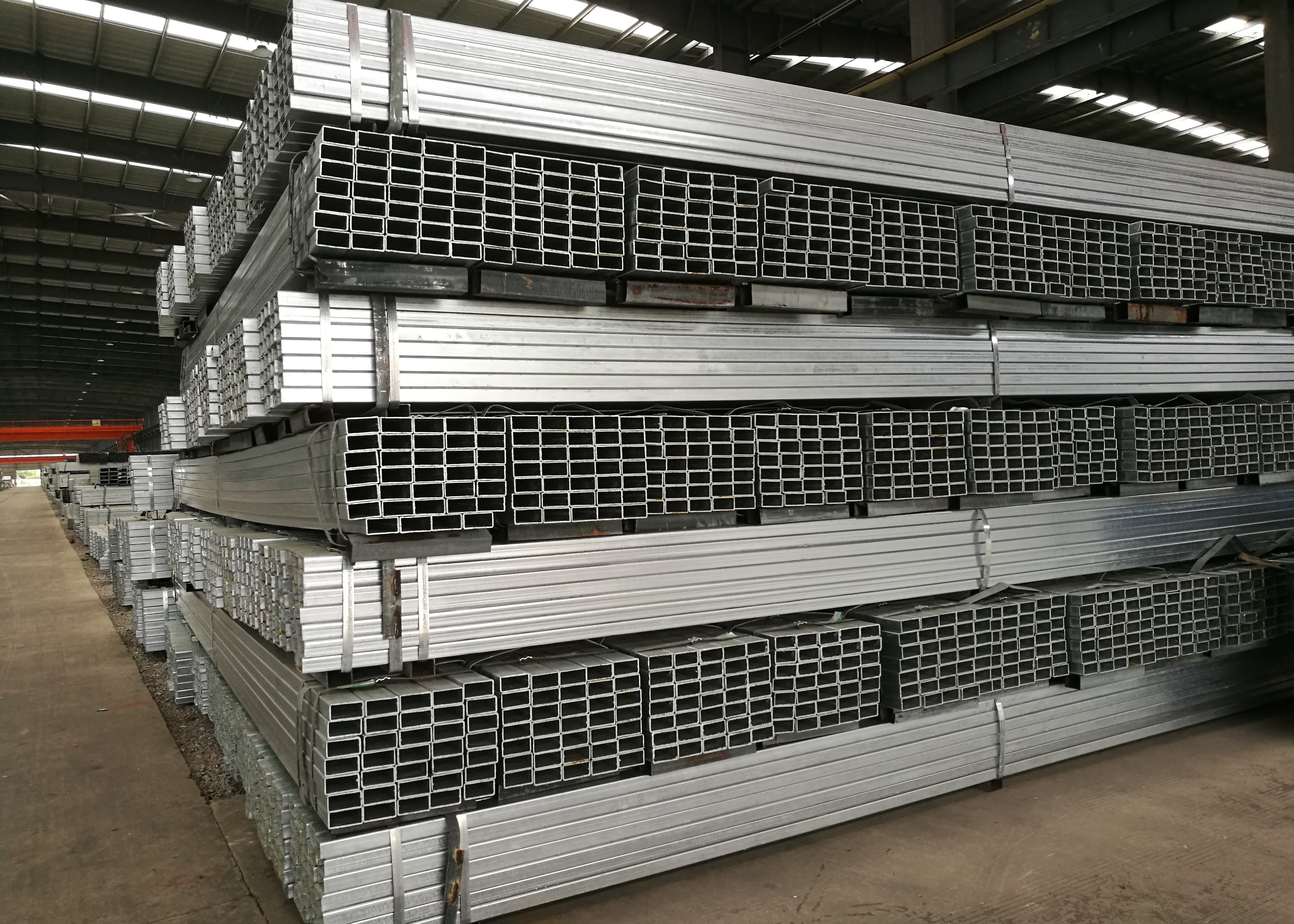 Black Pre Galvanized Steel Square Tubing With Chemical Composition Testing