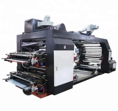 High Precision Flexo Printing Machine for Paper Bag Printing#8 Colors Paper Flexo Printing Machine 4 Color 10-120m/Min