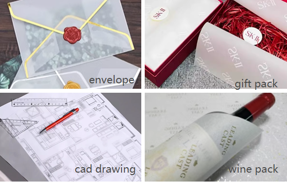 A3 A4 A5 20LB Translucent Printable Vellum Paper Sheet For CAD Engineering Drawing 
