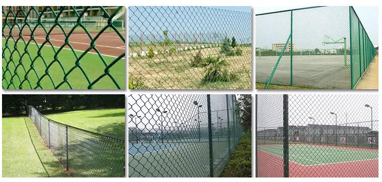 use of chain link fence