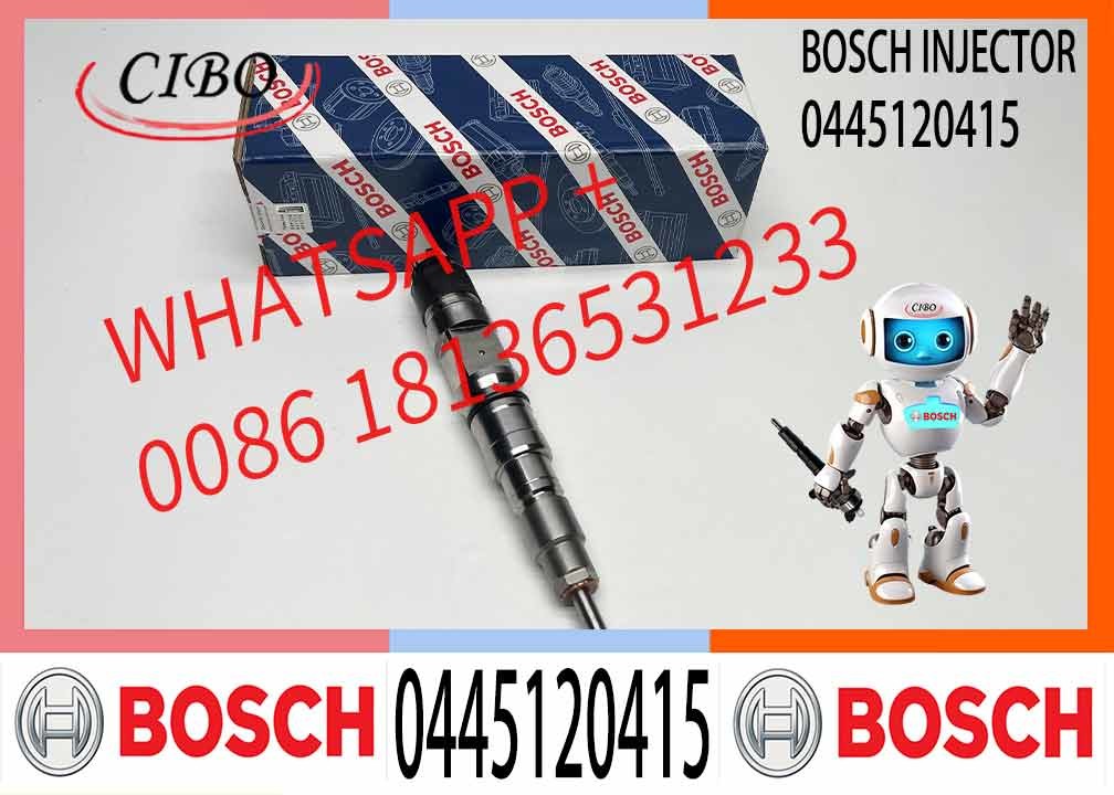 High Performance Diesel Common Rail Injector 0445120415 0445120444 Fuel Injector 0 445 120 415 0 445 120 444