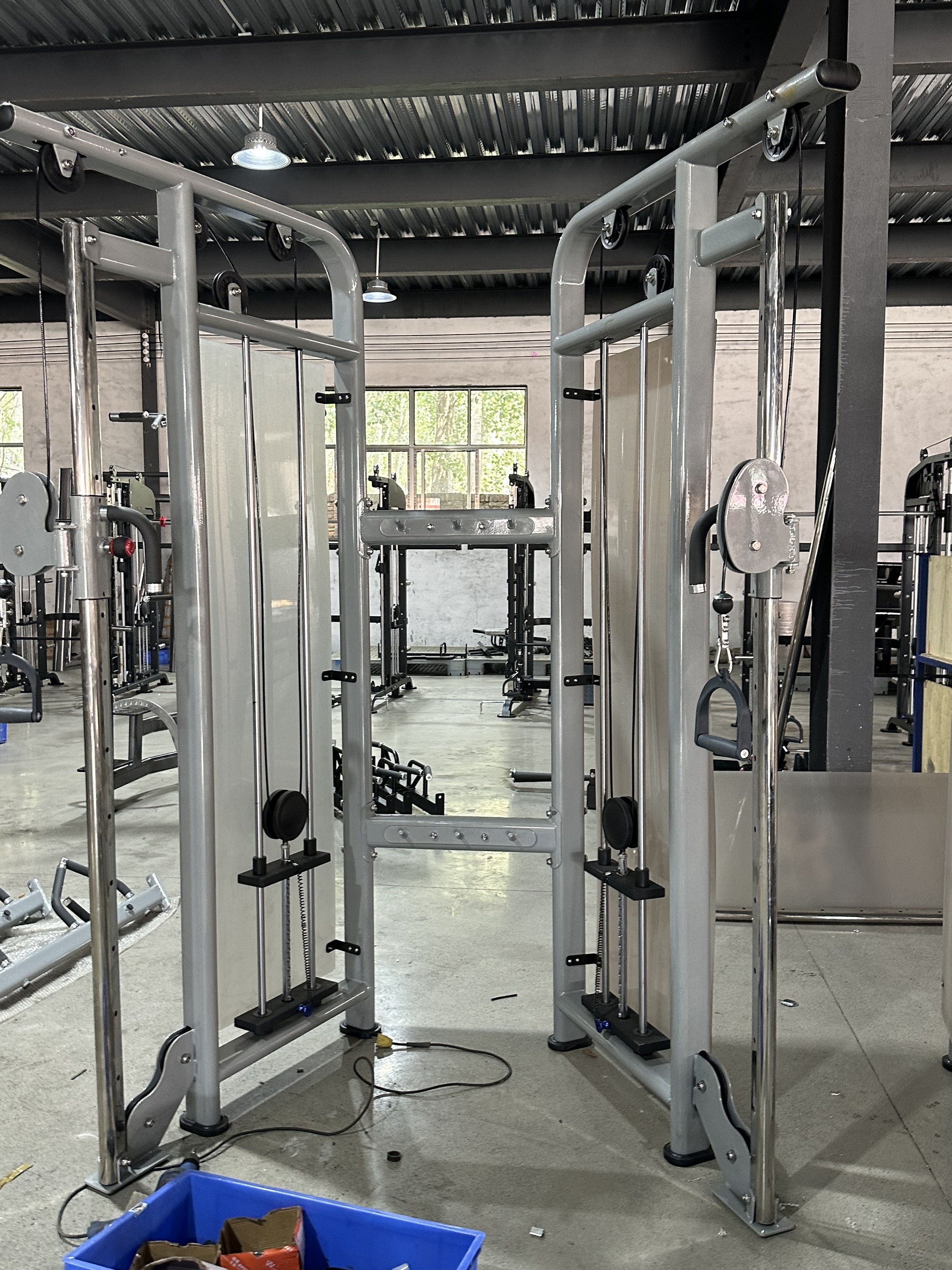 Commercial Gym Equipment Pin-Loaded Chest Press Adjustable Pulley Cable Crossover Multi Functional Trainer Machine