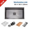 Buy cheap 16 Gauge Stainless Steel Black 33x22 Single Bowl Drop In Sink from wholesalers