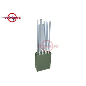 120W GPS Wifi Backpack Signal Jammer Adjustable Jamming Range For Military