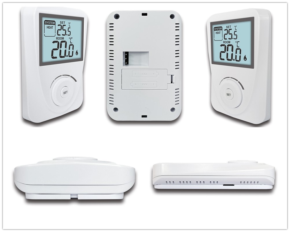 Anti - Flammable ABS Non - Programmable Heating Thermostat For Boiler