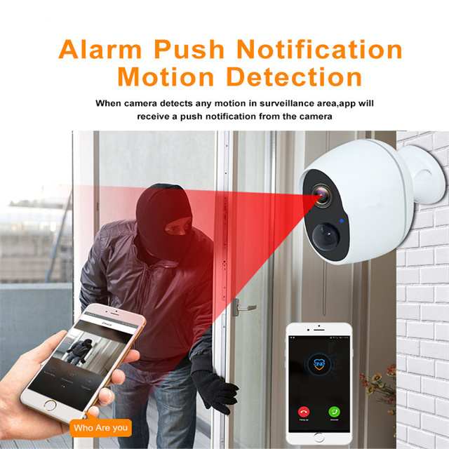 1920x1080 Tuya Smart Camera 2.0 Mega Pixels Pir Security Camera