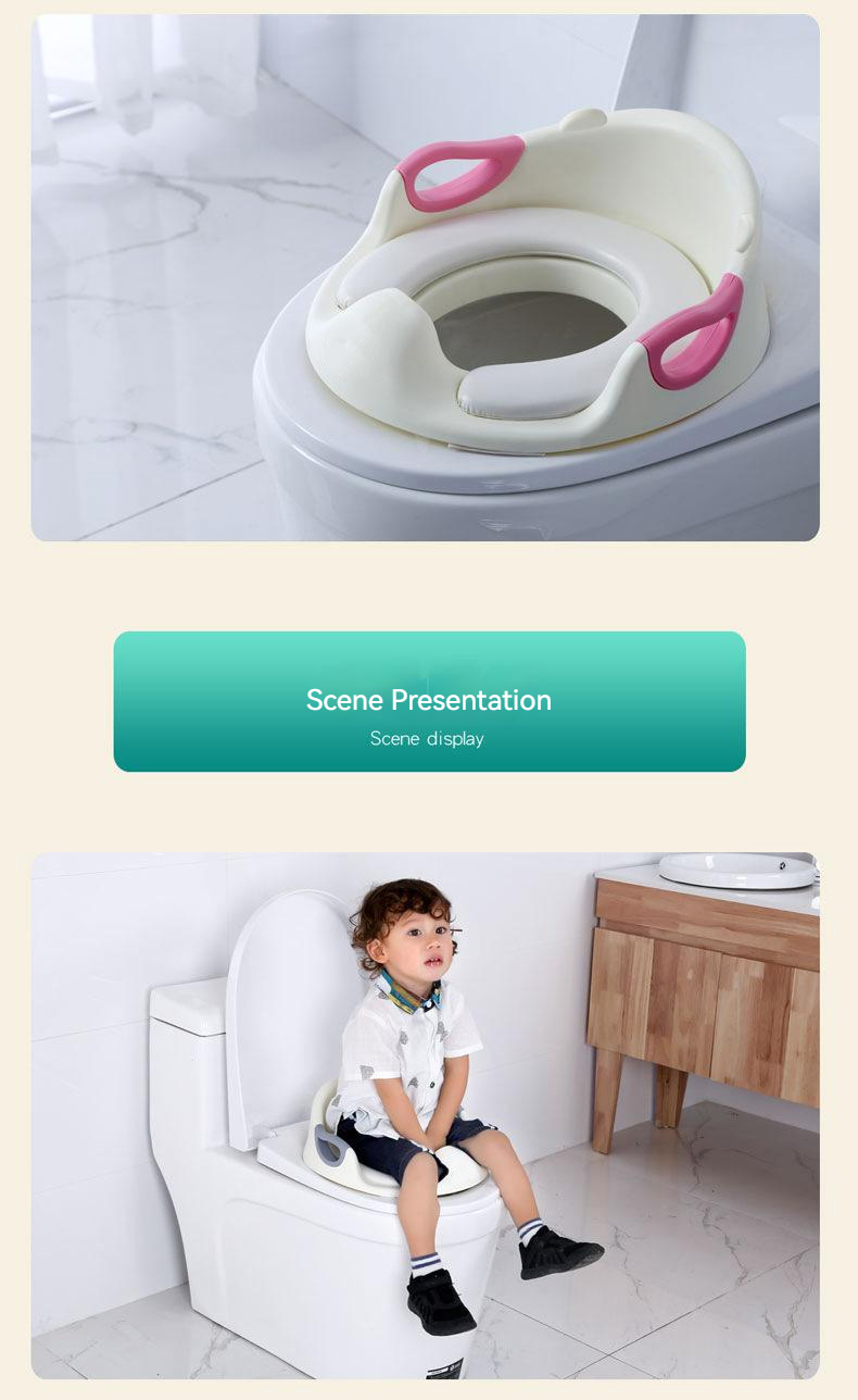 Newborn Products Baby Toilet Seat With Logo Customization Anti Splash