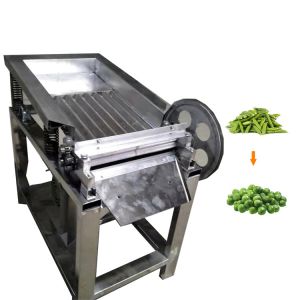 Fresh soybean dehulling threshing pea removal machine/new type edamame bean