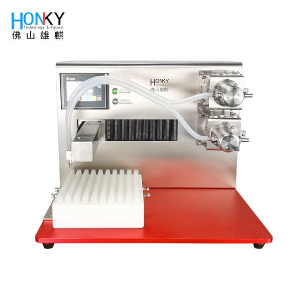 Desktop X-Y Axis Vape Oil Liquid Filling Machine With Diving Filling Function