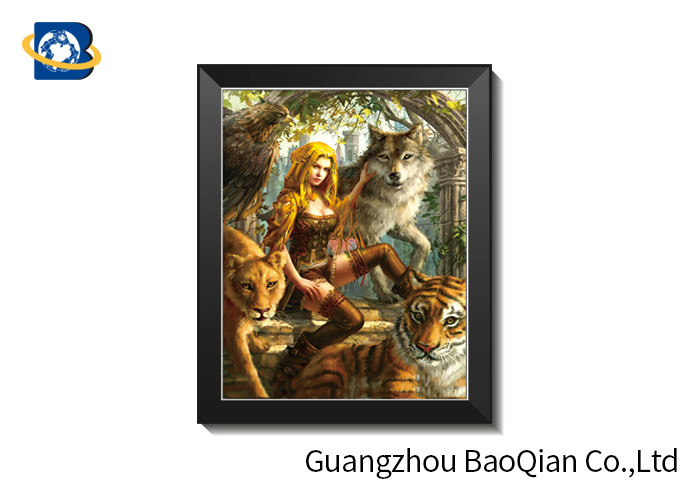 Fashionable 3D Effect 5D Lenticular Printing Picture For Home Decoration