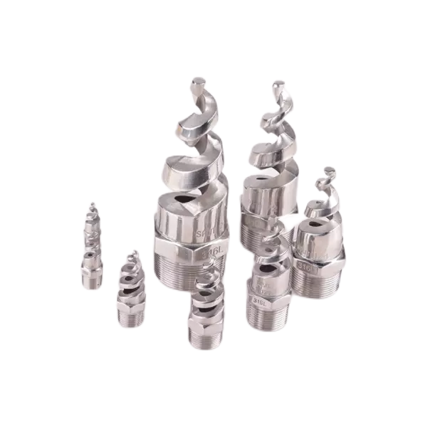 1/4"-2" Stainless Steel 316SS Full Cone Spiral Nozzle for Precise Casting Applications