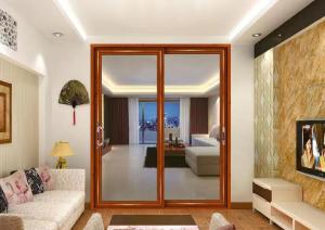  Customizable Aluminum Sliding Door with Glass Material Manufactures