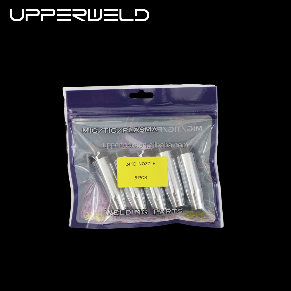 Wire Size 0.8-1.2mm Upper AIR Cooled MIG Gas Welding Torch 24KD Conical Nozzle Shield Cup