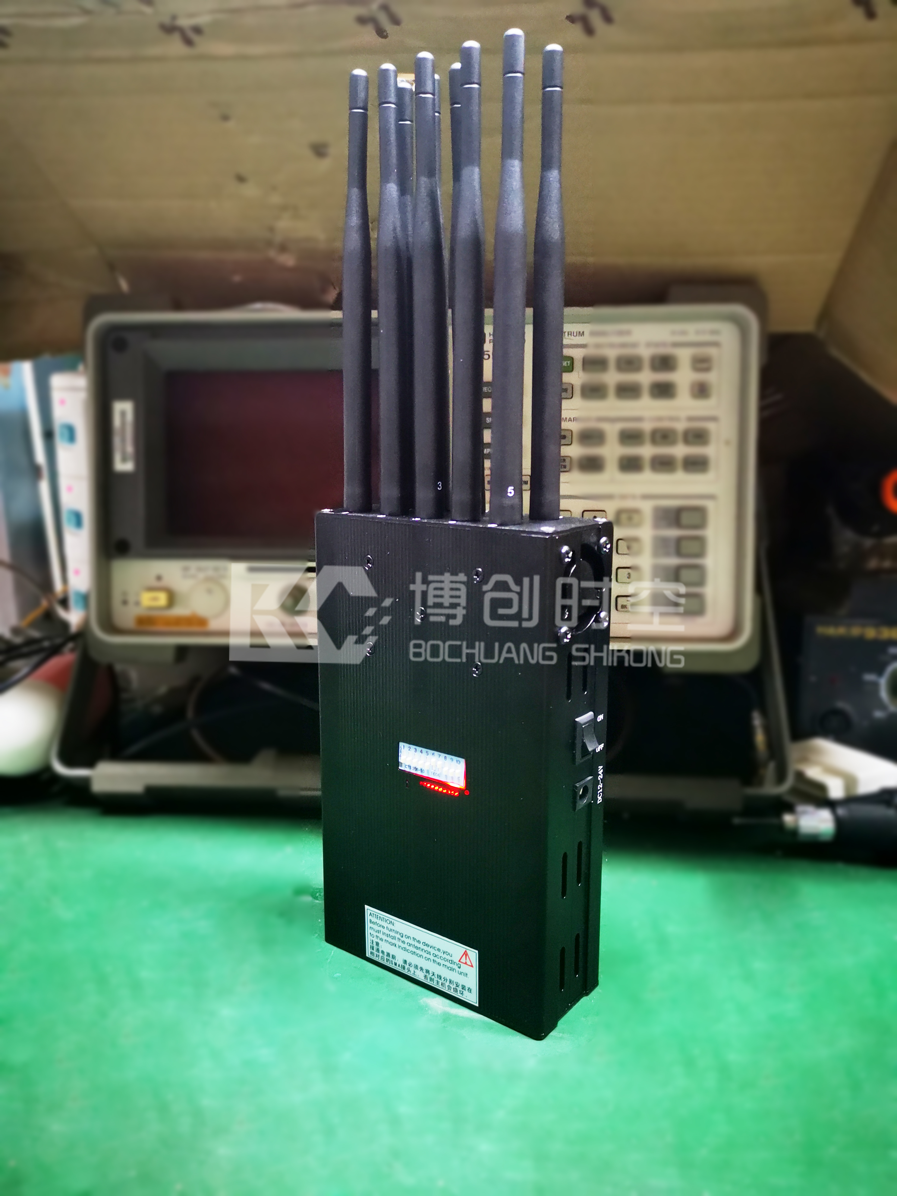 10 band handheld mobile phone signal jammer wifi network jammer GPS location jammer 2G 3G 4G 5G mobile phone jammer