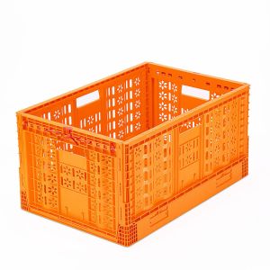 Storange Function Mesh Style Collapsing Square Crate for Milk Bottles Storage Bins