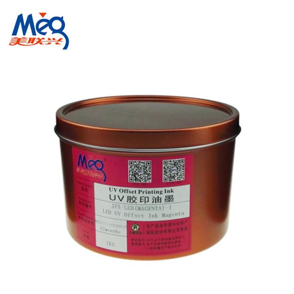Low Odor No Solvent Uv Curable Ink Bright Color High Concentration Rub