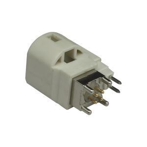 FAKRA HSD LVDS PCB Connector 4+2PIN White Color for ADAS GPS Navigation